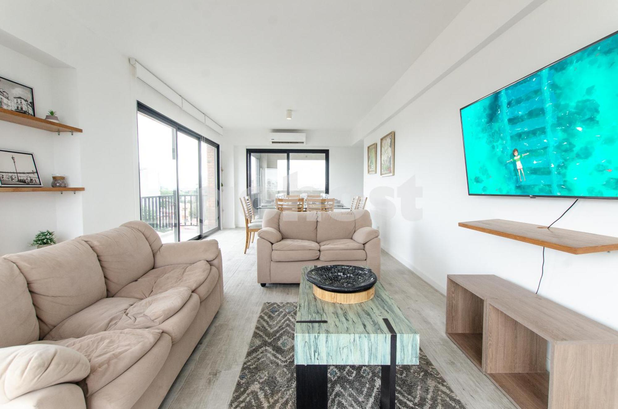 Modern And Sleek Apartment In Barrio Jara Asuncion Kültér fotó