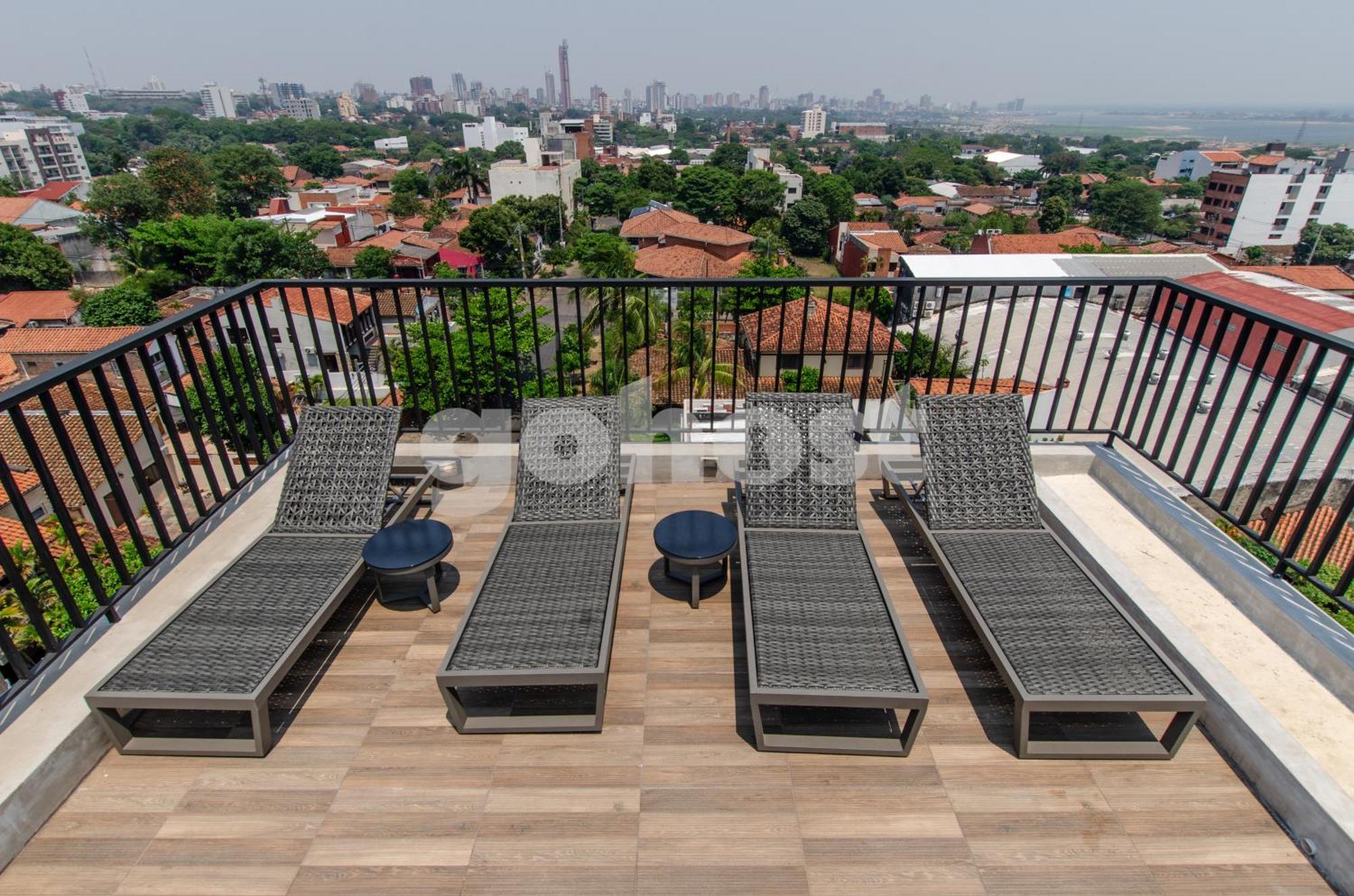 Modern And Sleek Apartment In Barrio Jara Asuncion Kültér fotó